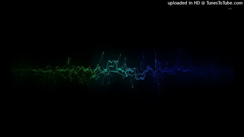 Звуковые волны на темном фоне