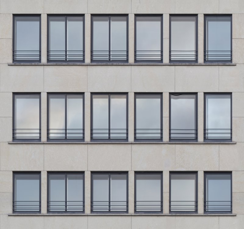 Текстура здания с окнами