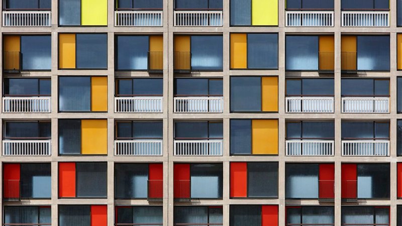 Фасады многоэтажек