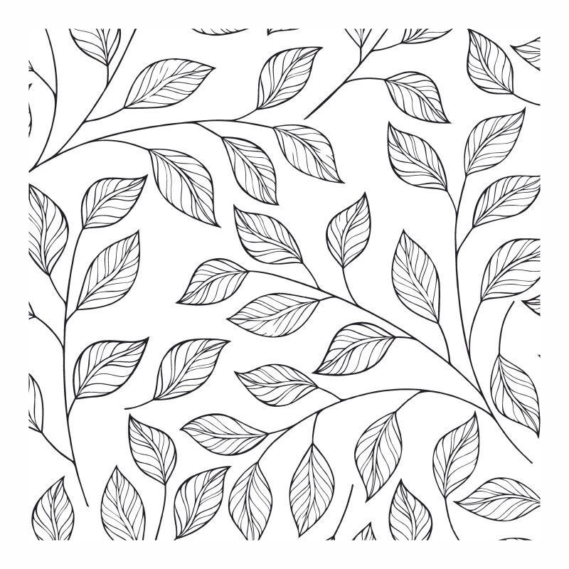 Паттерн листья