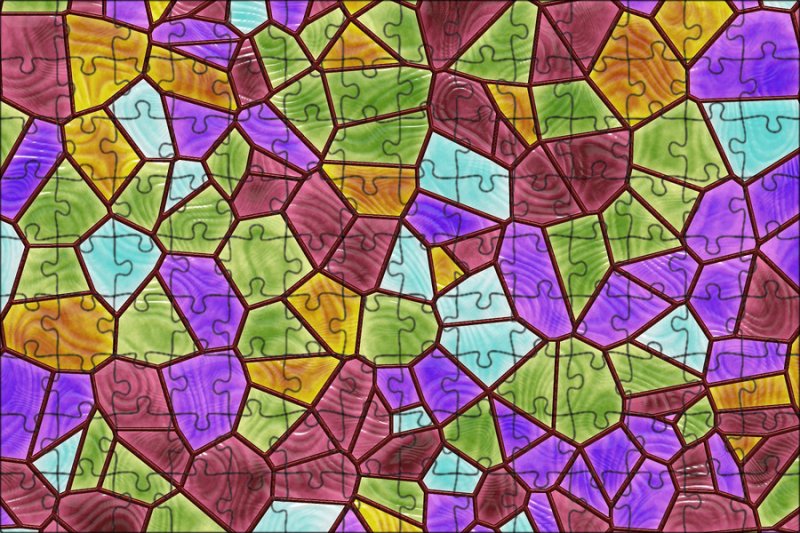 Цветная мозаика