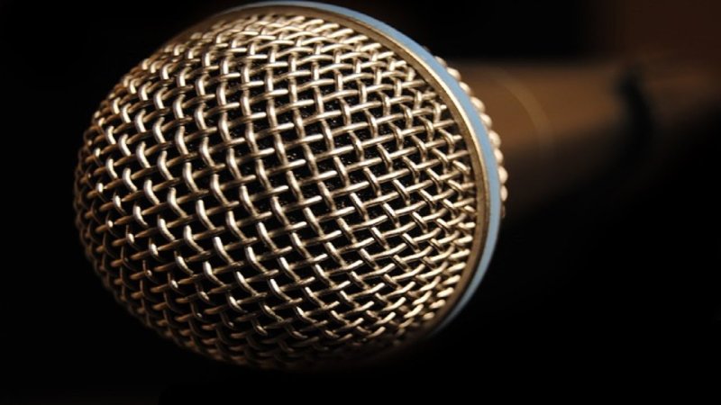 Микрофон черный