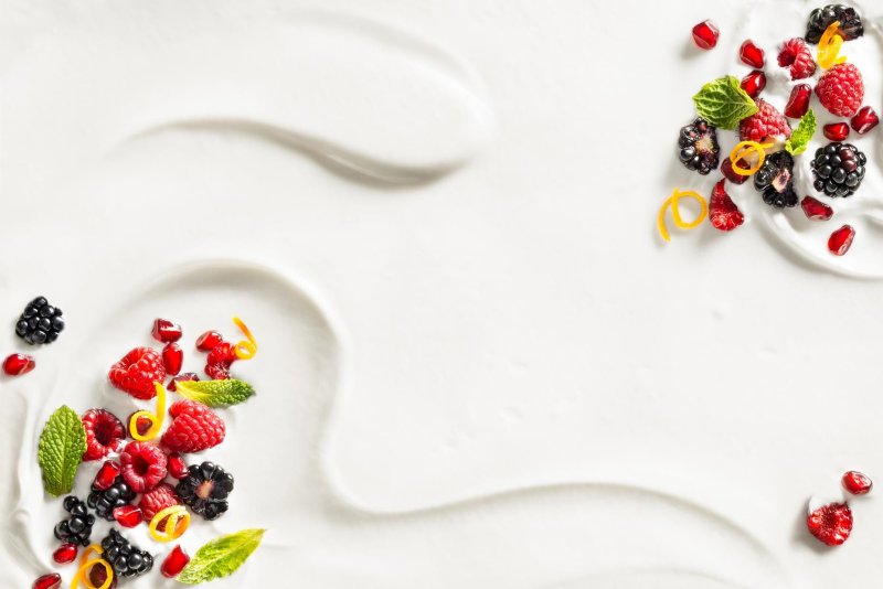 Йогуртовый фон