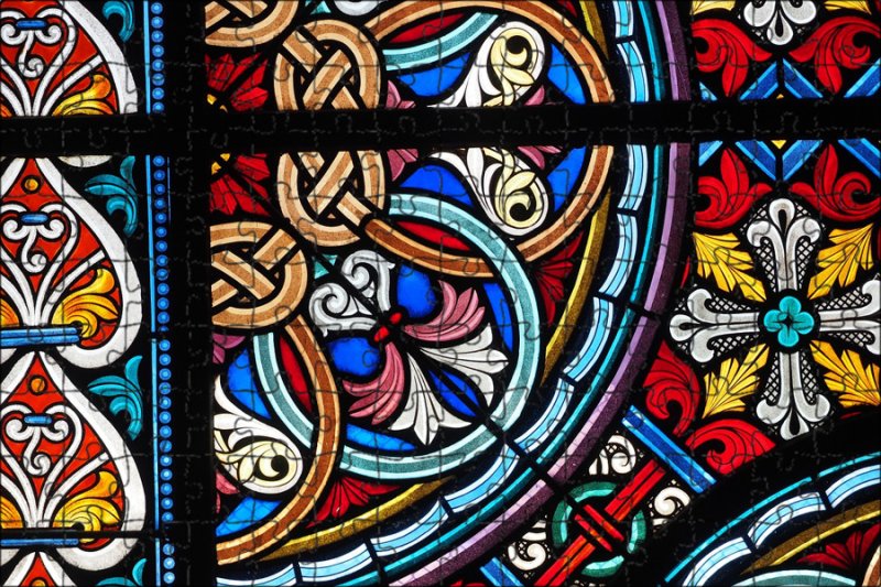 Витраж геометрический