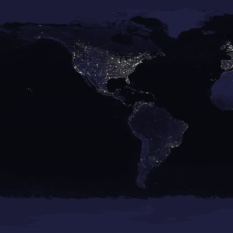 Текстура земли ночью