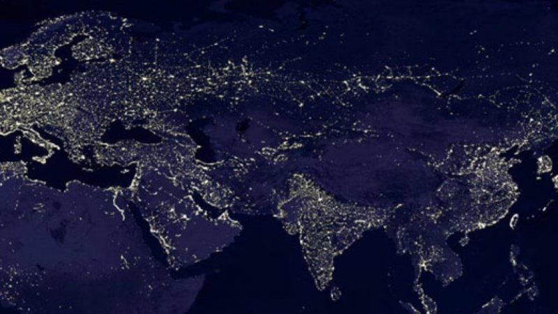 Россия из космоса