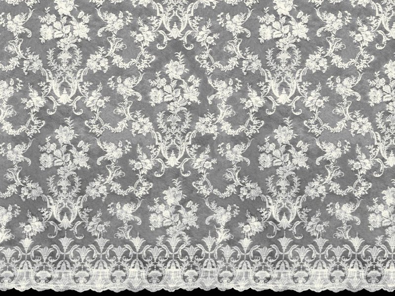 Тюль сетка жаккард Дамаск (268)