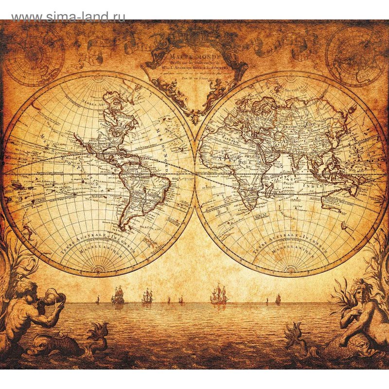 Древняя карта