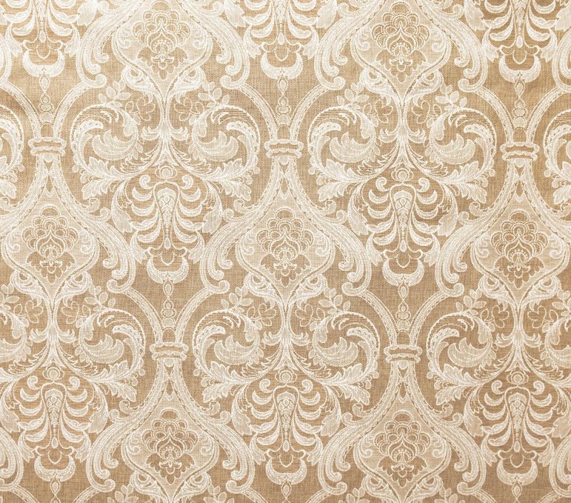 Бежевая ткань с узором
