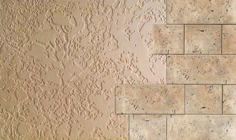 Штукатурка Травертино (Travertino).