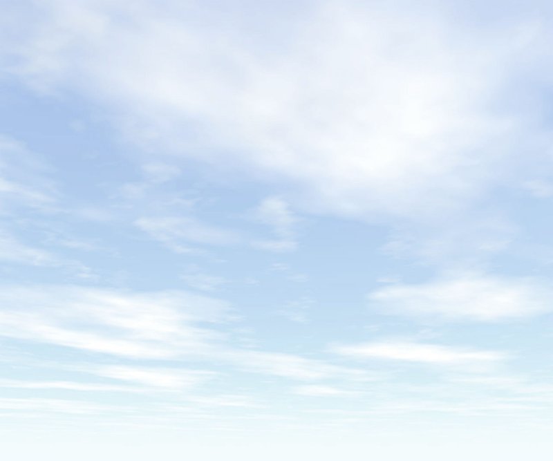 Небо чистое светлое