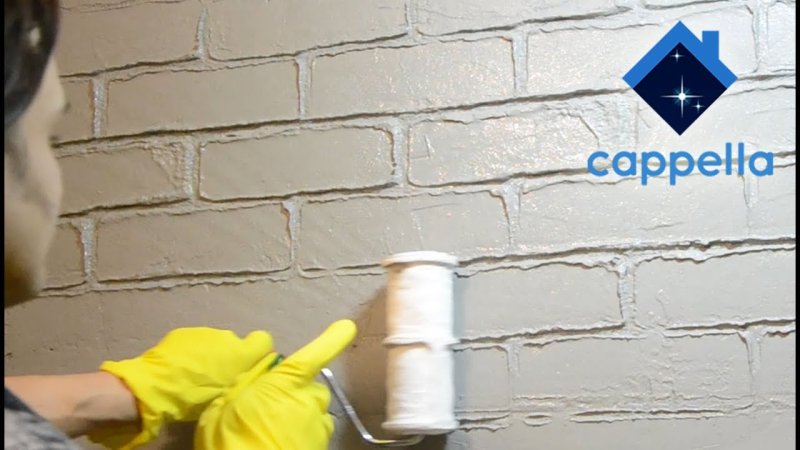 Валик декоративный под кирпич