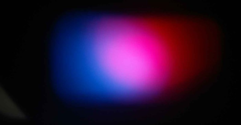 Красно синие блики