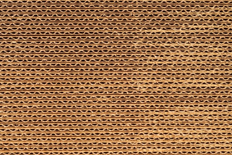 Текстура гофрированного картона