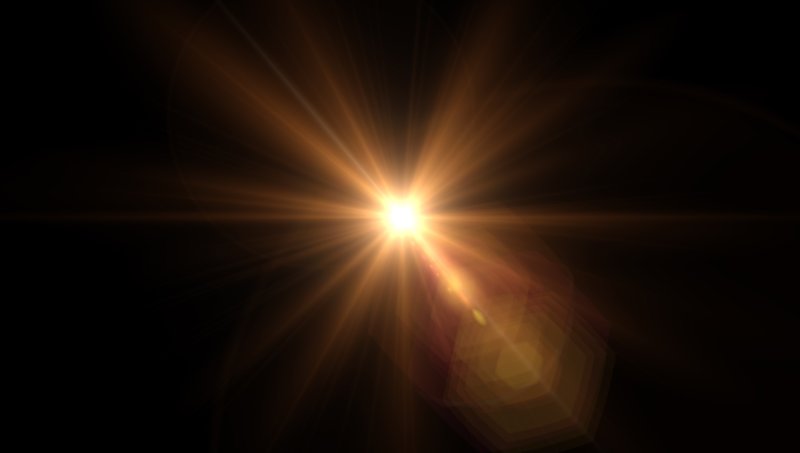 Блик солнца