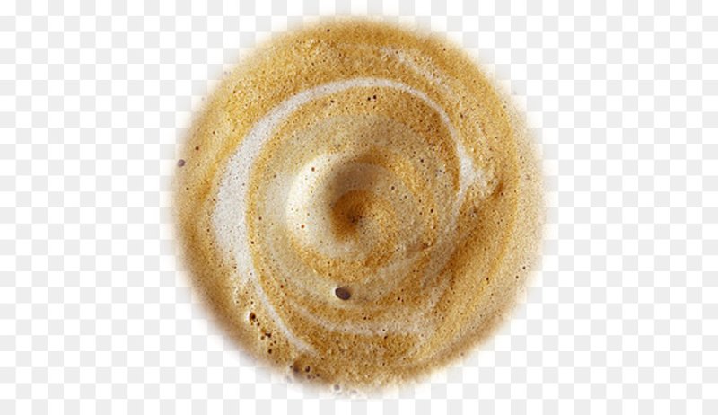 Пенка кофе сверху