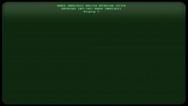 Fallout терминал обои