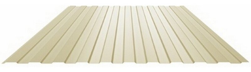 1014 Цвет профнастила слоновая кость