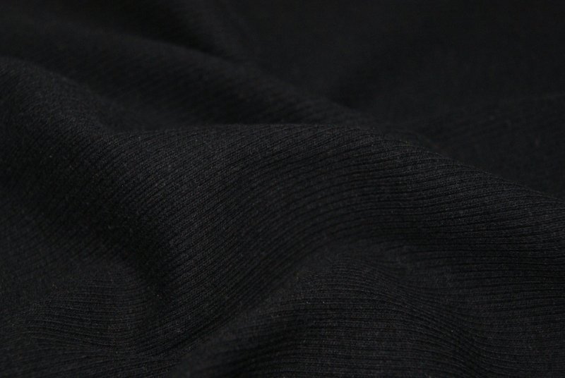 Футер ткань черная
