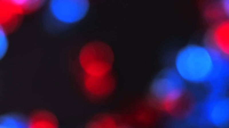 Красно синие блики