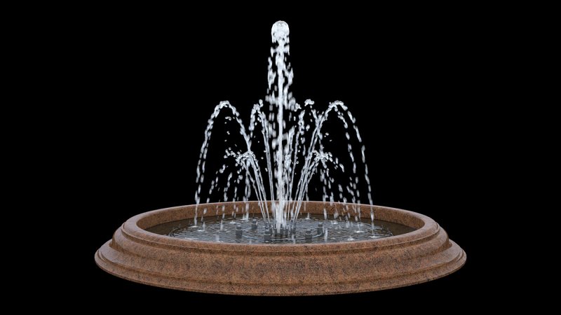 Фонтанчик с водой