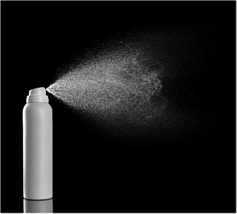 Спрей пшикает