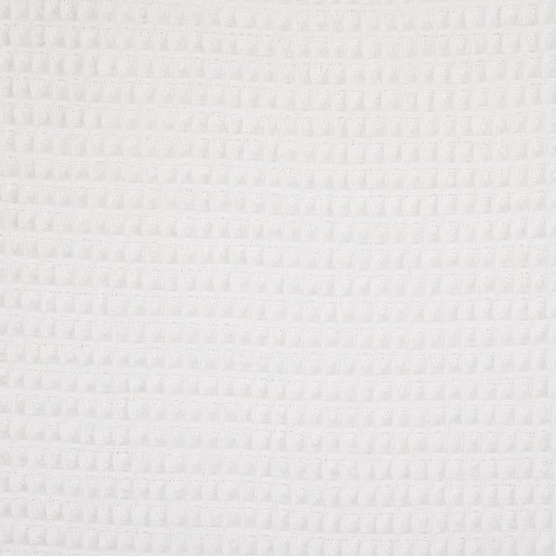 Белая вафельная ткань
