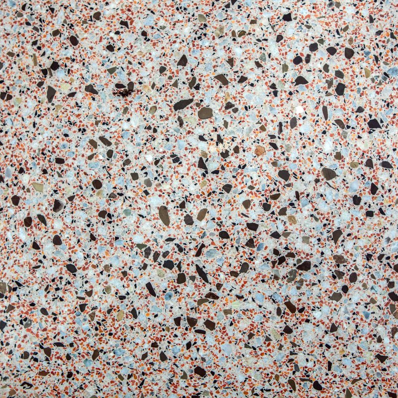 Наливной мозаичный пол терраццо