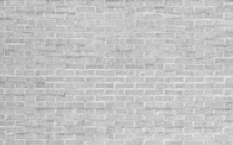 Белая кирпичная стена