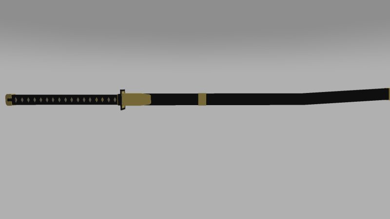 Катана клинок рассекающий демонов