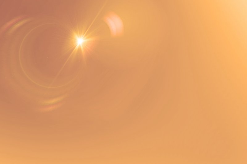 Блик солнца