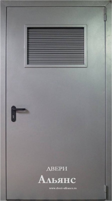 Противопожарная дверь с вент решеткой