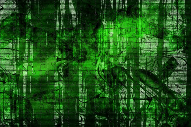 Темно зеленый фон