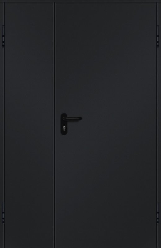 Черная входная дверь