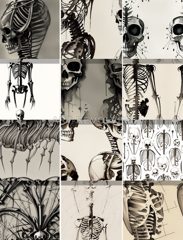 Текстура скелета