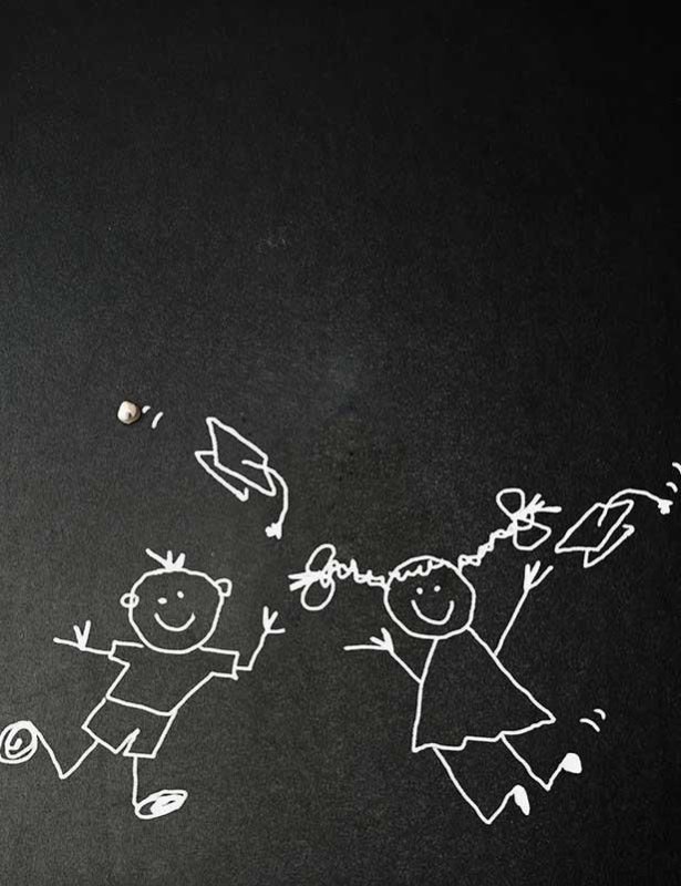 Рисунки мелом