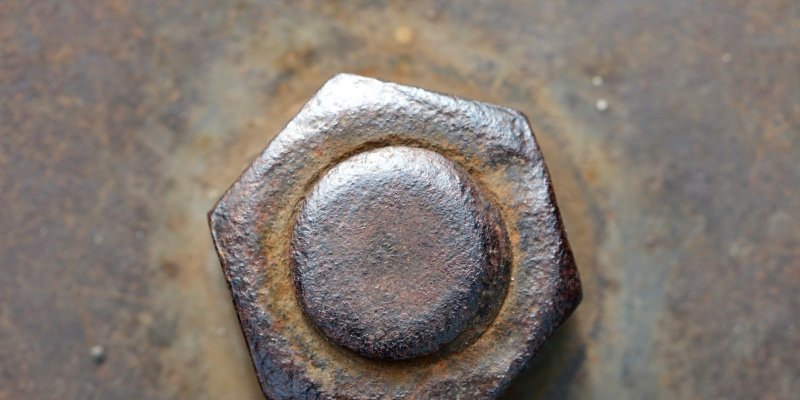 Шляпка болта вид сверху