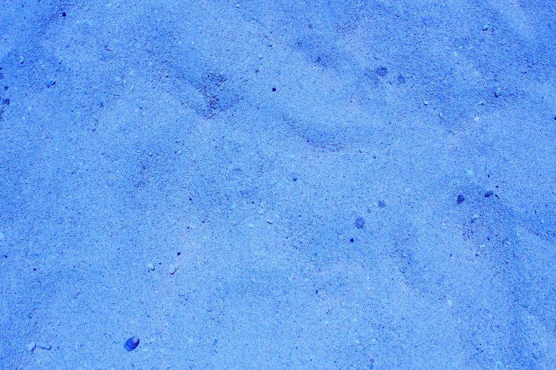 Синий песок