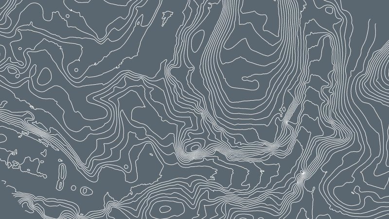 Topography Map Contour lines