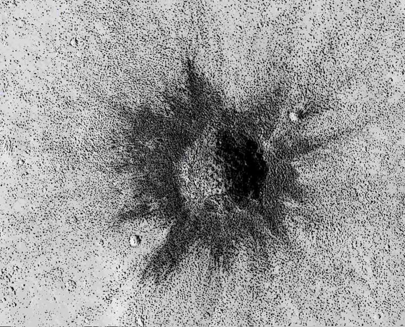 Воронки от взрывов