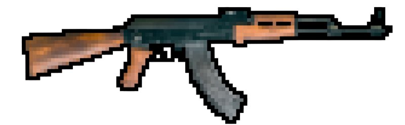 Ak47 пиксельный