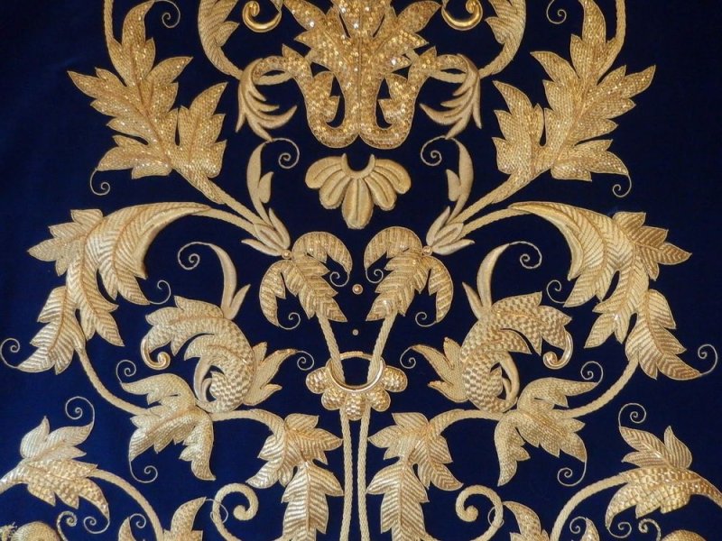Испанское золотное шитье