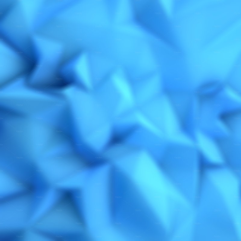Голубой геометрический фон