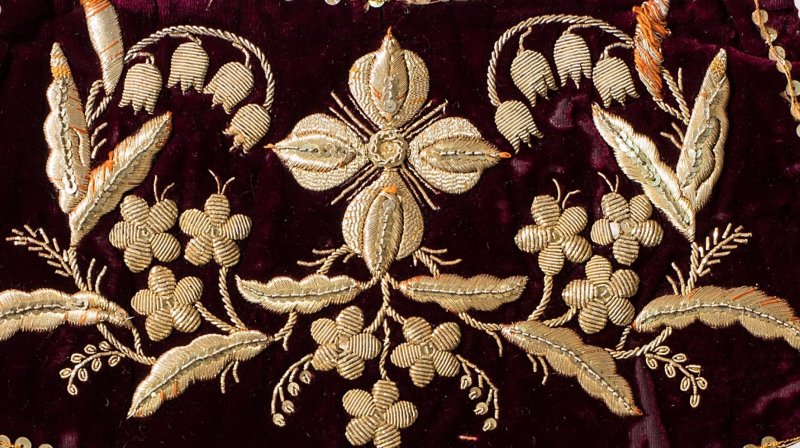 Церковное золотное шитье 19 век