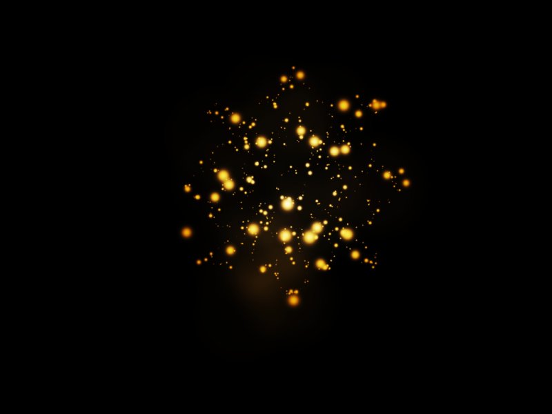 Темный фон с огоньками