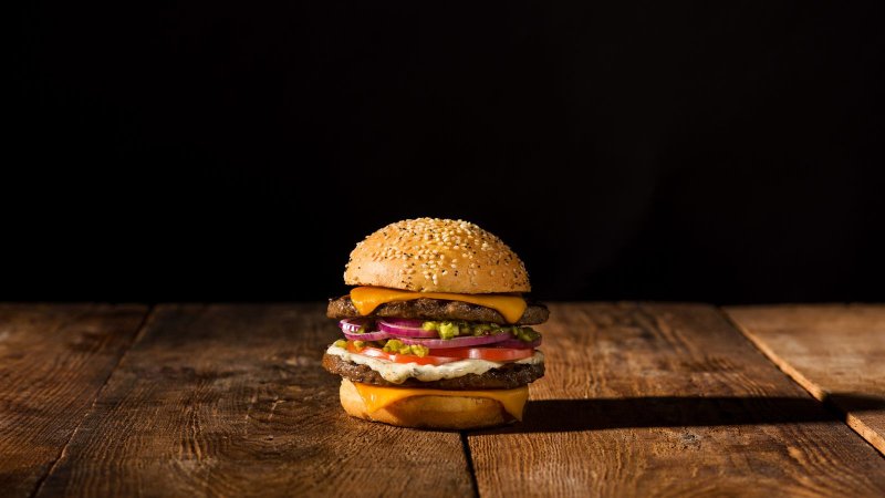 Красивый бургер