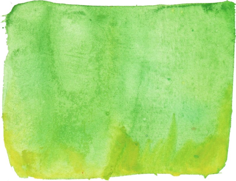 Акварельный фон зеленый