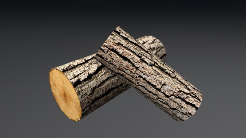 Деревянное полено