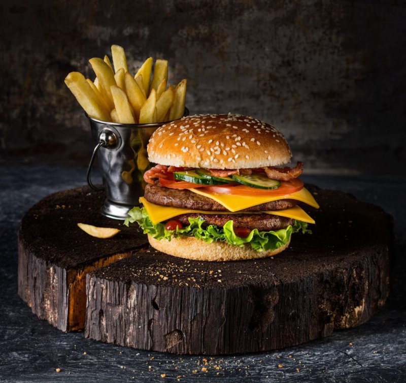 Бургеры с картошкой