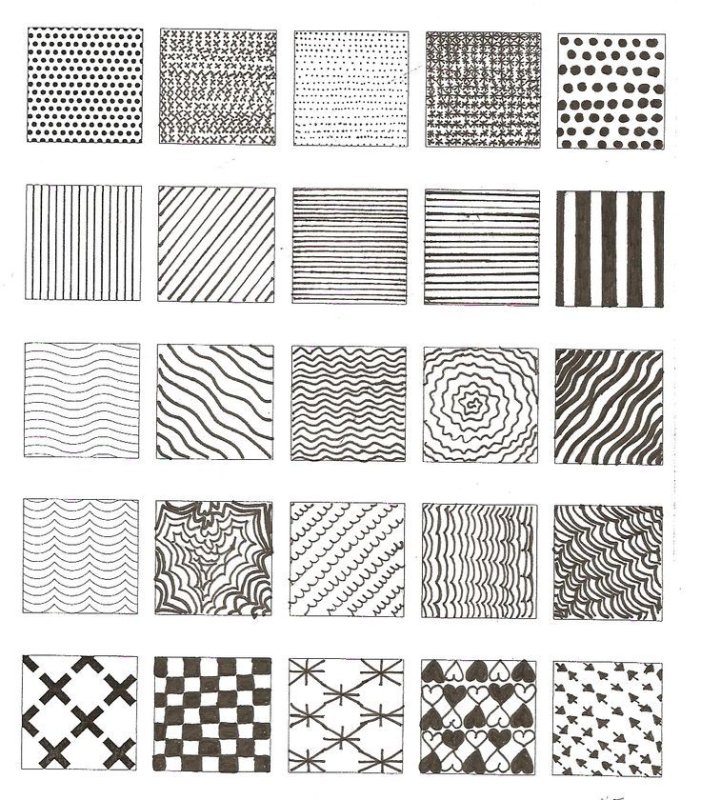 Декоративная штриховка